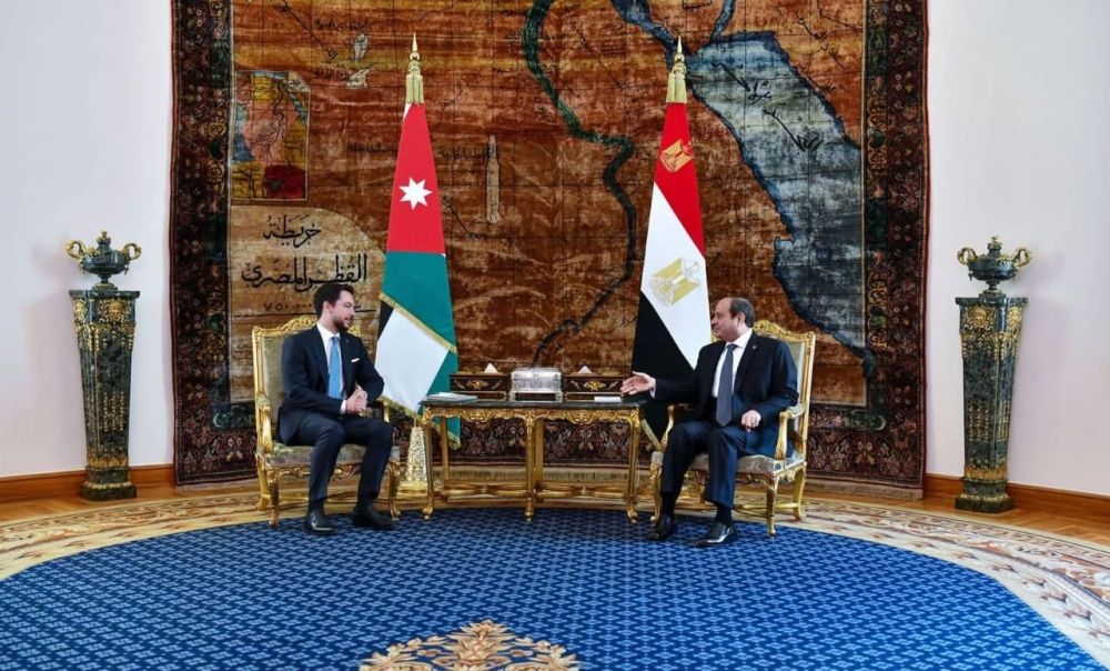 الرئيس المصري وولي عهد الأردن يناقشان جهود تنفيذ اتفاق وقف إطلاق النار