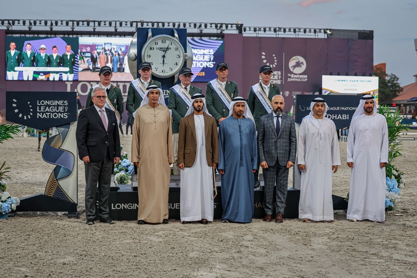الامارات | إيرلندا بطلة جولة «أبوظبي لونجين لدوري الأمم» لقفز الحواجز
