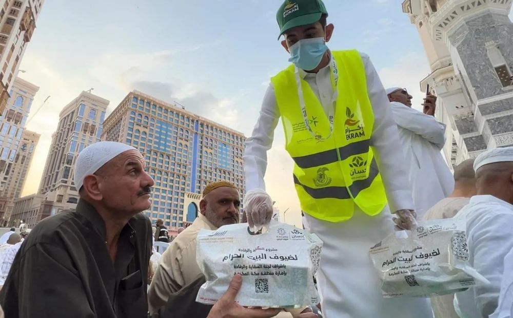 الأسبوع الأول من رمضان.. نحو 5 ملايين وجبة إفطار في الحرمين الشريفين