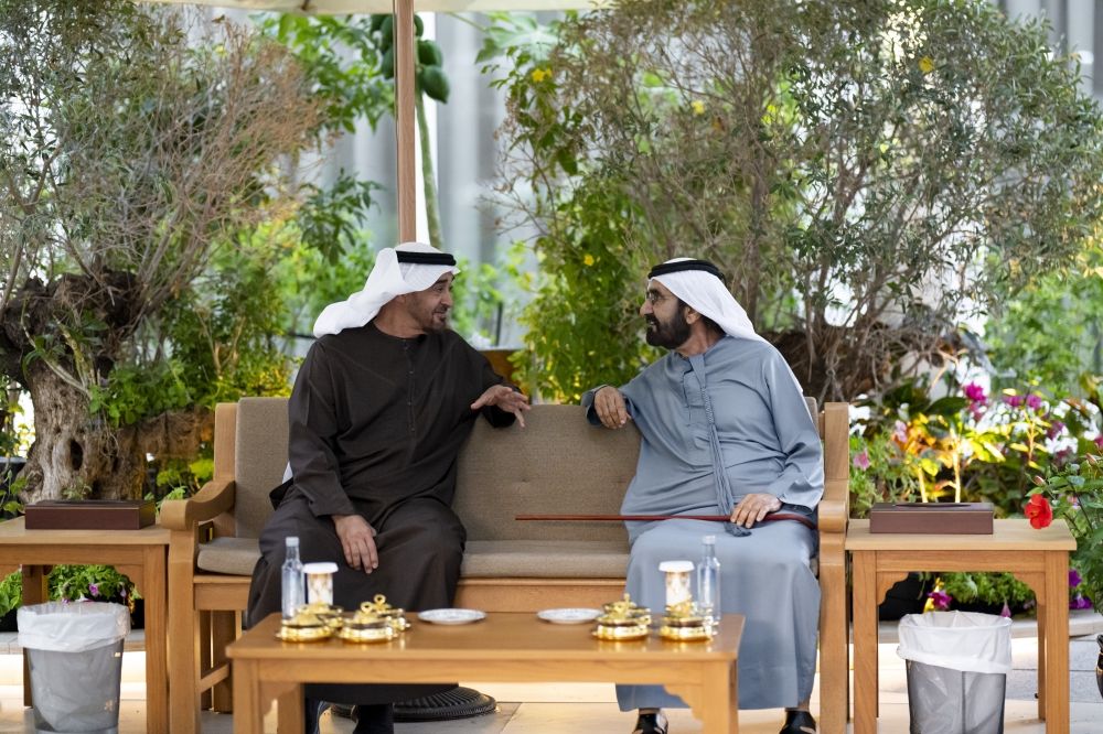 الامارات | محمد بن زايد ومحمد بن راشد يبحثان شؤون الوطن بحضور منصور بن زايد
