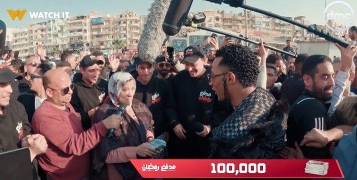 سيدة تحقق حلمها وتربح 100 ألف جنيه في برنامج مدفع رمضان!