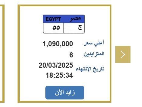 تجاوزت المليون جنيه.. المرور تكشف عن وحدة معدنية فريدة بحروف «ج – 55»