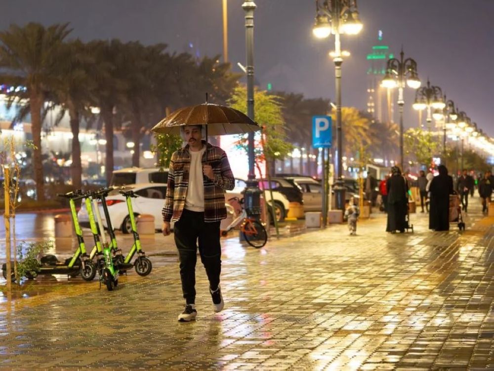 طقس السعودية.. أمطار متوسطة على محافظتي الخرج والدلم