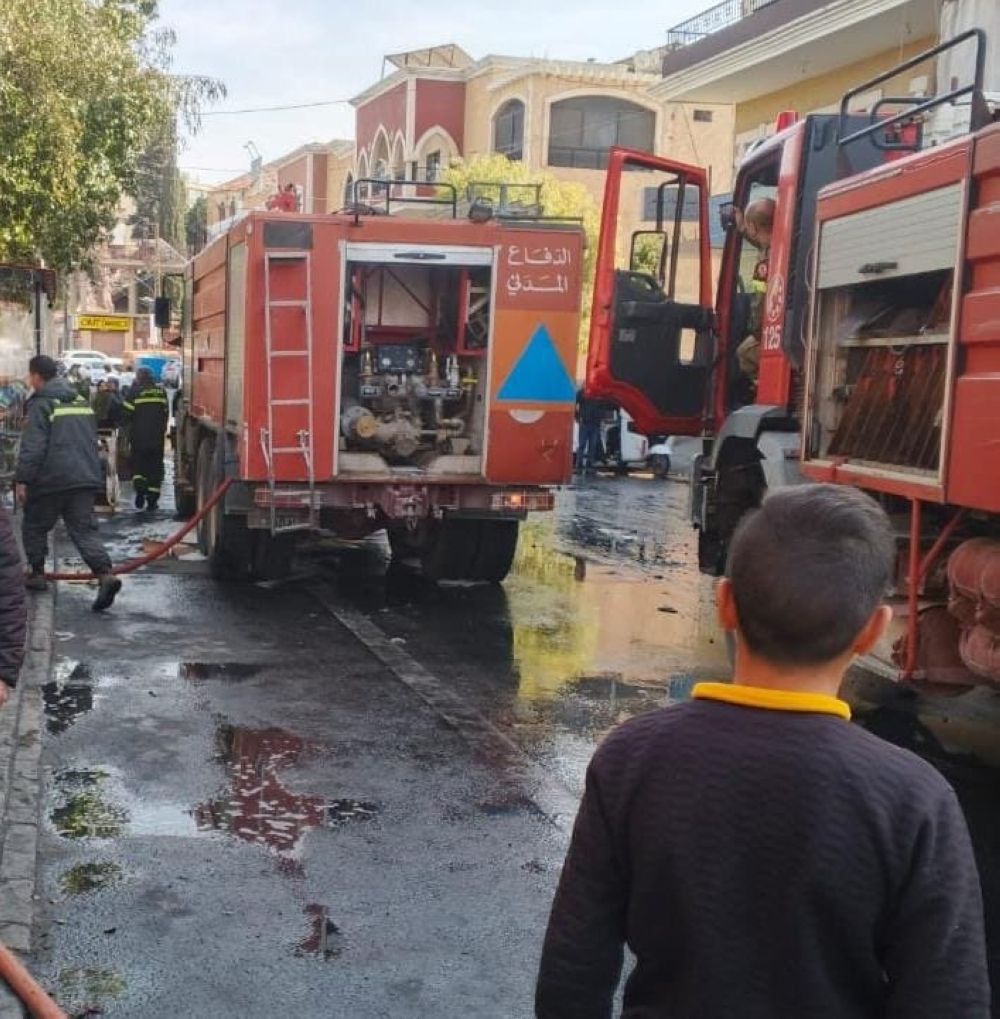 لبنان.. مقتل وإصابة 6 أشخاص في حريق اندلع بمحطة وقود