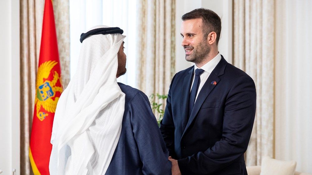 رئيس الدولة يبحث مع رئيس وزراء مونتينيغرو تعزيز علاقات التعاون ويشهد توقيع اتفاقيتين بين البلدين