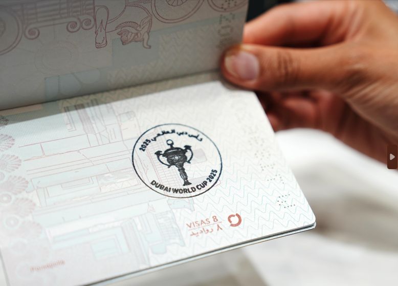 الامارات | "الهوية وشؤون الأجانب بدبي" تطلق ختمًا تذكاريًا بشعار "كأس دبي العالمي 2025"