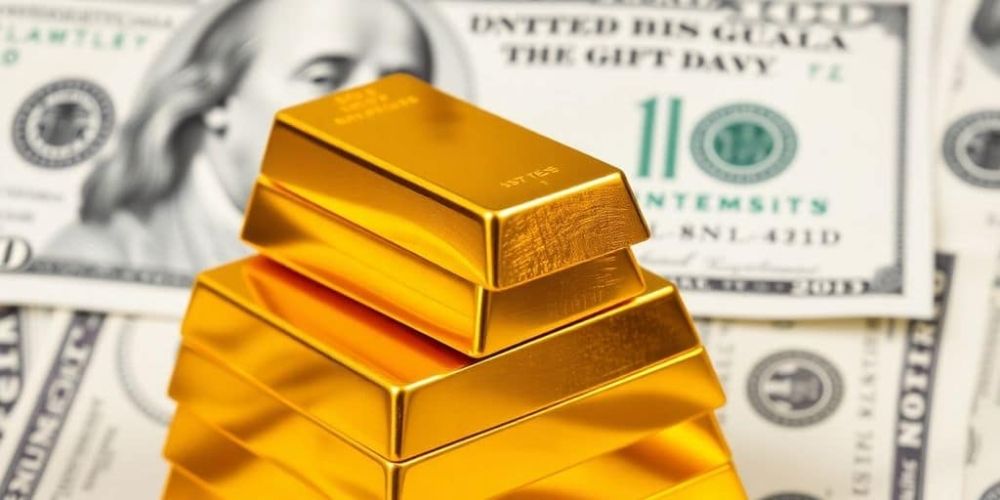 ملاذ آمن.. اتجاه المتعاملين إلى الدولار يهبط بأسعار الذهب