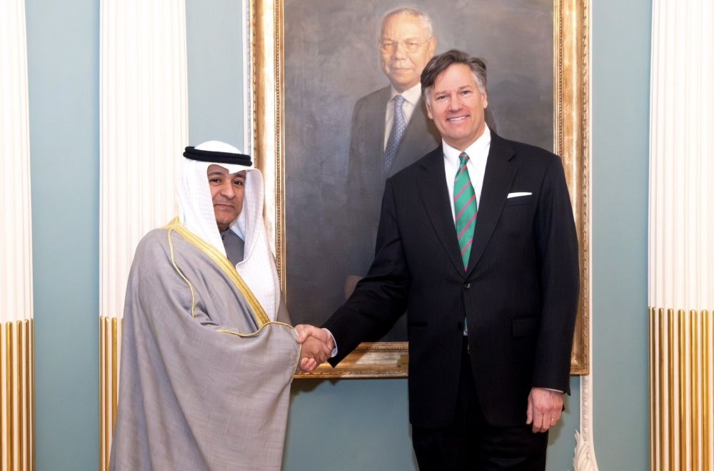 "البديوي" يبحث تعزيز الأمن الإقليمي مع نائب وزير الخارجية الأمريكي