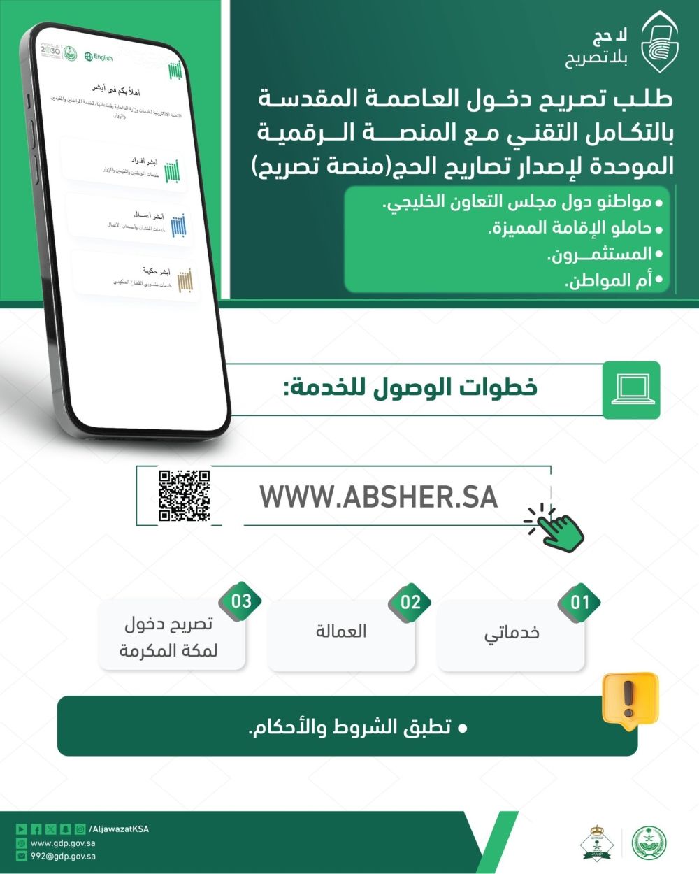 بالخطوات والفئات.. كيفية طلب تصريح دخول مكة عبر منصة "تصريح"
