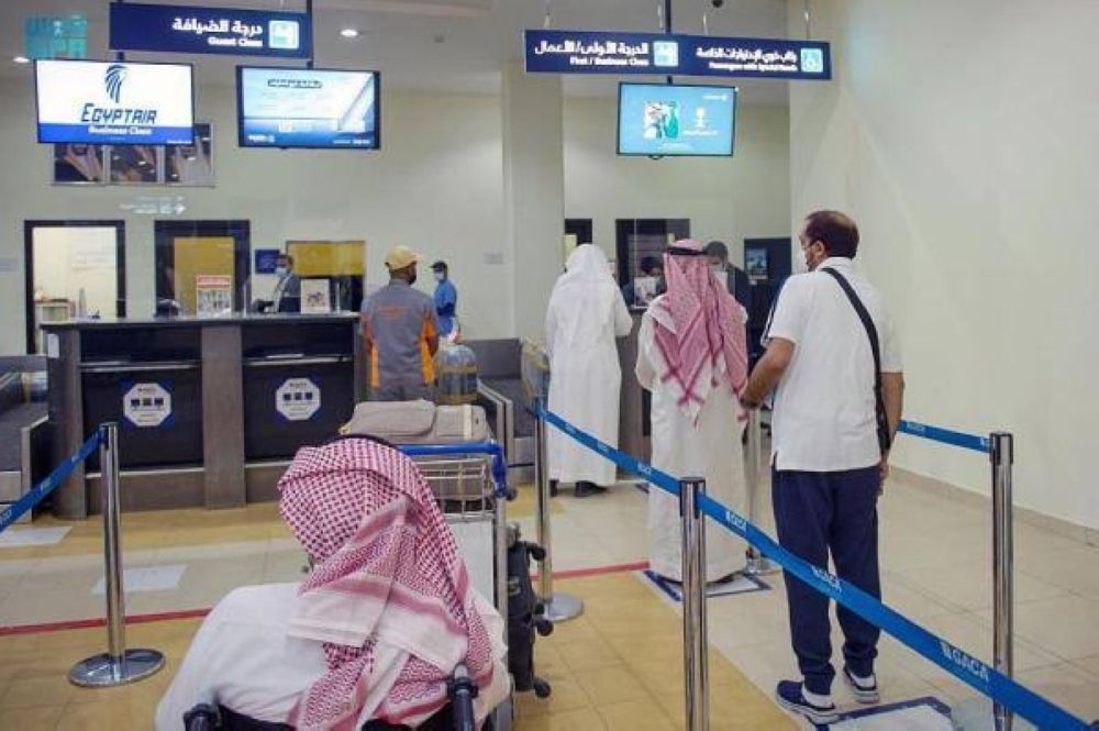 127 ألف إجراء صحي نُفذ بمركز المراقبة الصحية بمطار الأمير نايف الدولي