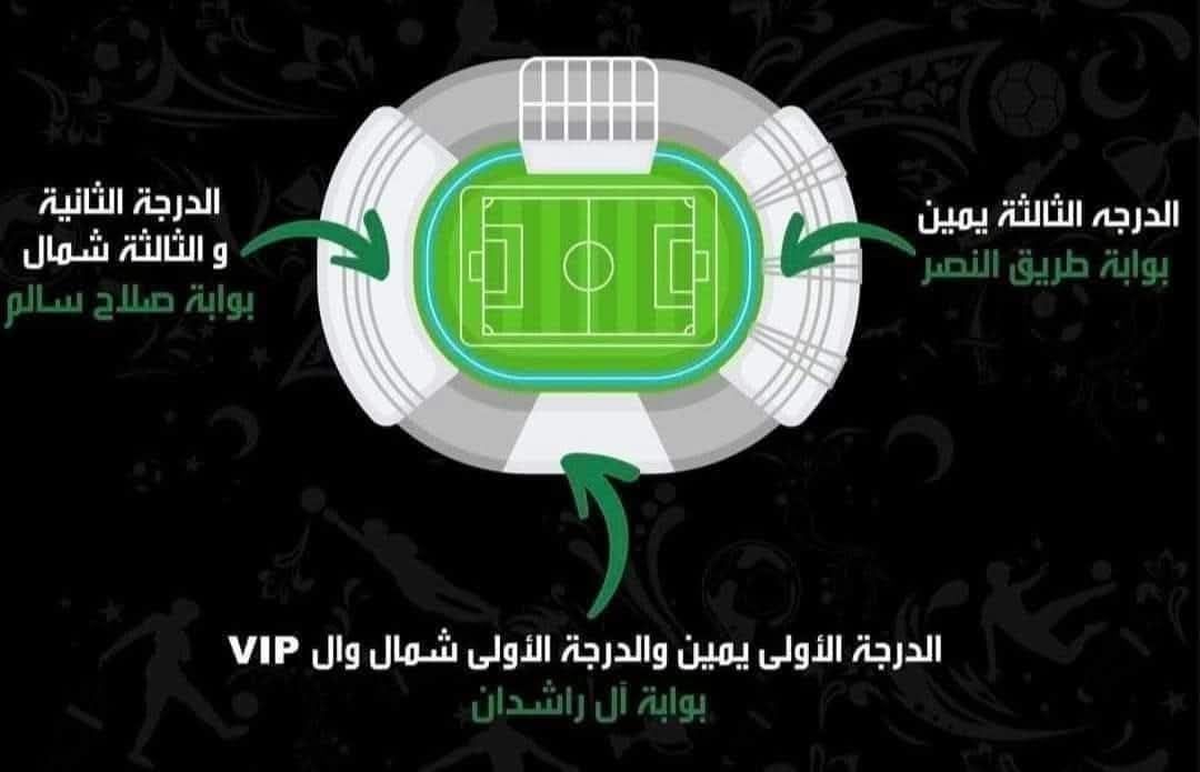 ستاد القاهرة يكشف بوابات دخول الجماهير لمباراة الأهلي وصن داونز