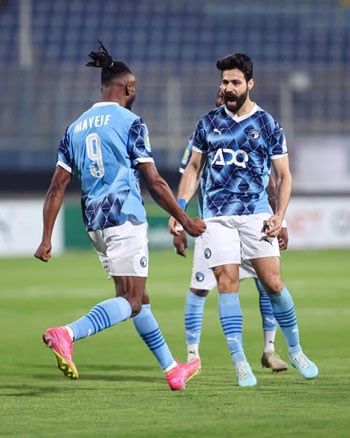 60 دقيقة.. أورلاندو يفرض التعادل 2-2 على بيراميدز فى مباراة مثيرة.. صور