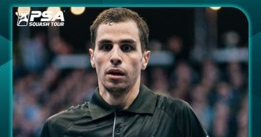 علي فرج يتوج بكأس جراسهوبر للاسكواش بعد الفوز على بطل العالم