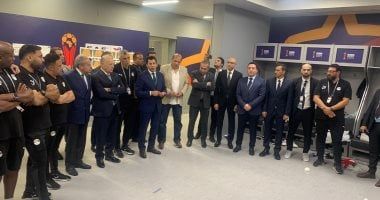 وزير الرياضة وأبو ريدة يهنئان المنتخب الوطنى تحت 20 عاما بالفوز على جنوب أفريقيا