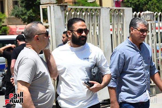 مشاهد من تشييع جنازة أمح الدولي مشجع الأهلي الراحل