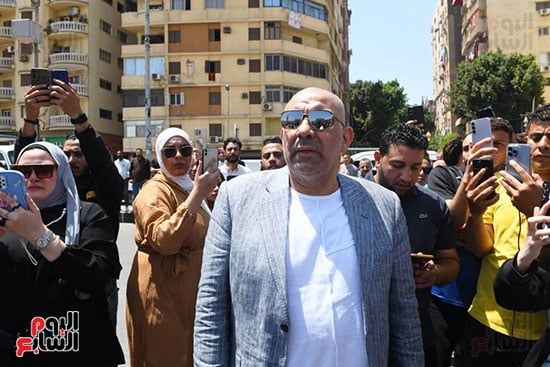 مشاهد من تشييع جنازة أمح الدولي مشجع الأهلي الراحل