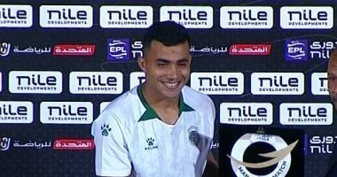 إسلام سمير رجل مباراة الاتحاد السكندري وطلائع الجيش في دوري nile