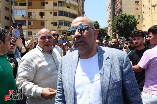 مشاهد من تشييع جنازة أمح الدولي مشجع الأهلي الراحل