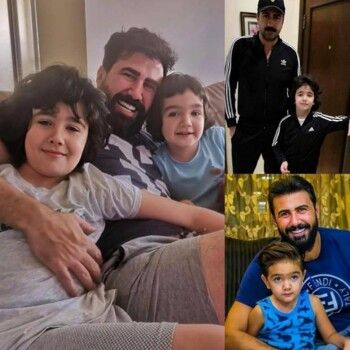 عائلته بعيدة جداً عن الأضواء.. إليكم أجمل صور خالد القيش مع زوجته وأولاده