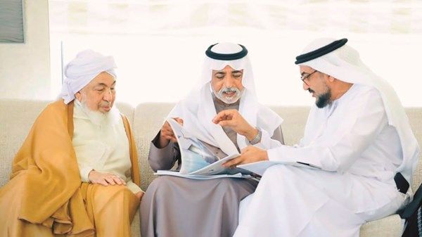 نهيان بن مبارك يستقبل وفد «منتدى أبوظبي للسلم»