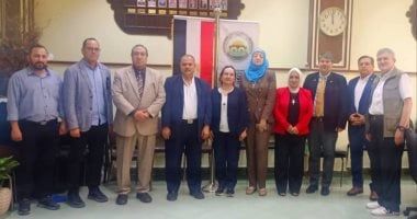 وفد من الفاو وإيكاردا والوكالة الدولية للطاقة الذرية يزور معهد بحوث القطن