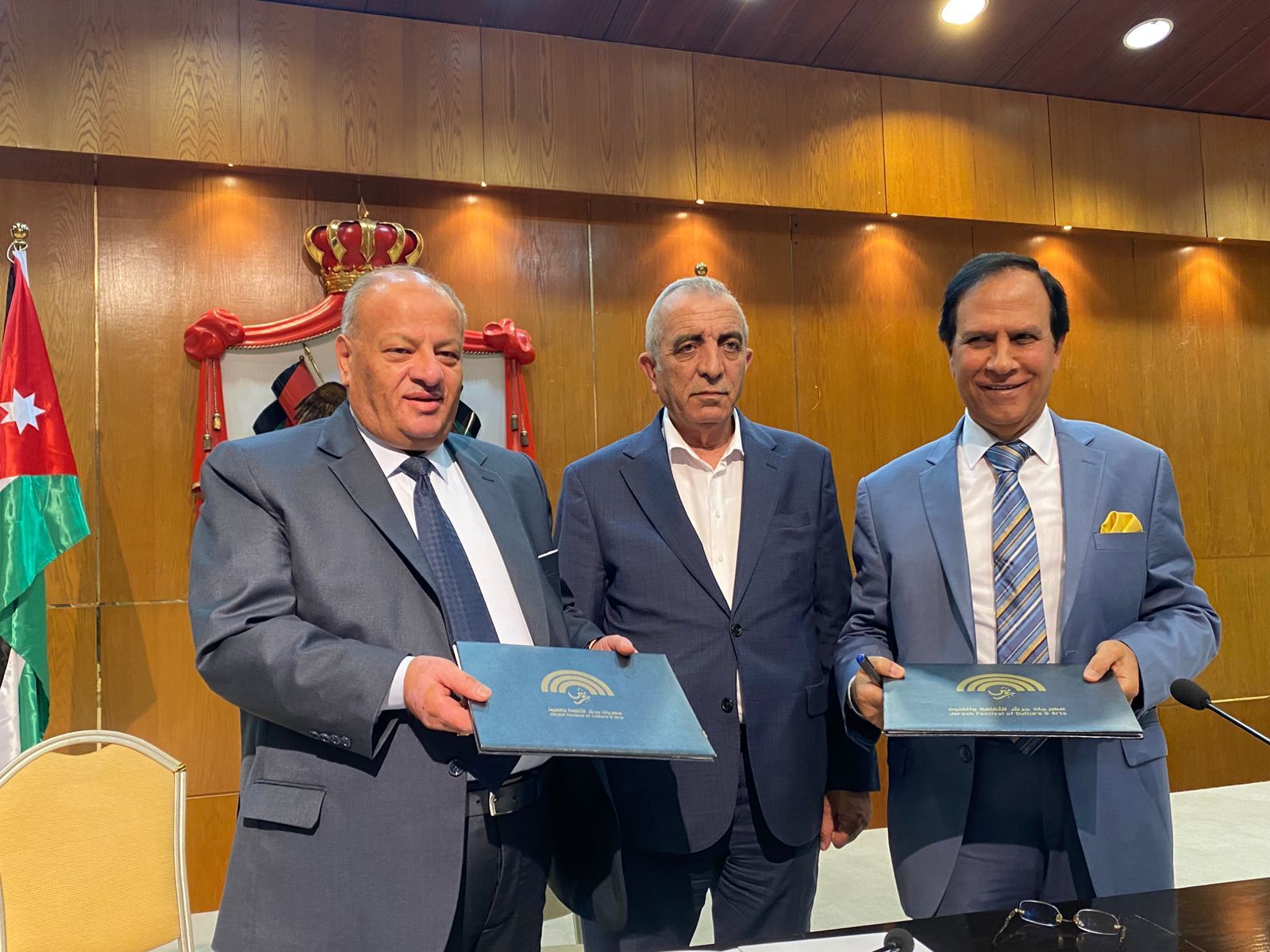 مهرجان جرش ونقابة الفنانين الأردنيين يوقعان اتفاقية تعاون
