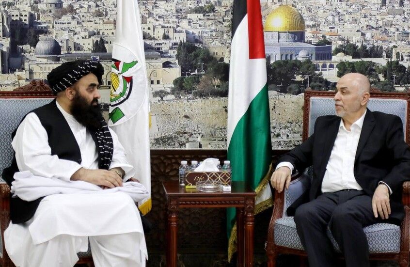 الخليج اليوم .. قيادة حماس في الدوحة تستقبل وزير الخارجية الأفغاني