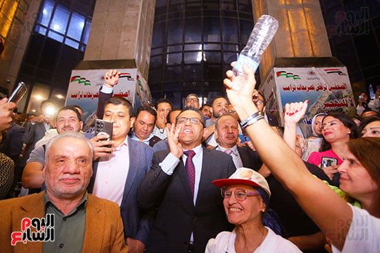 رسميا.. خالد البلشى نقيبا للصحفيين لفترة ثانية بانتخابات التجديد النصفى.. صور