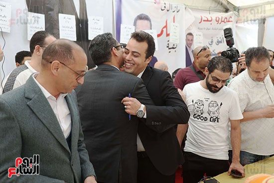 عبد المحسن سلامة يسجل فى كشوف الجمعية العمومية لنقابة الصحفيين
