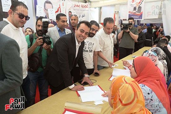 عبد المحسن سلامة يسجل فى كشوف الجمعية العمومية لنقابة الصحفيين