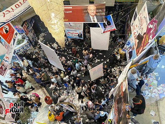 غلق باب التصويت بانتخابات التجديد النصفي لنقابة الصحفيين.. صور