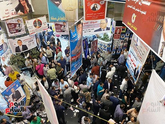 غلق باب التصويت بانتخابات التجديد النصفي لنقابة الصحفيين.. صور