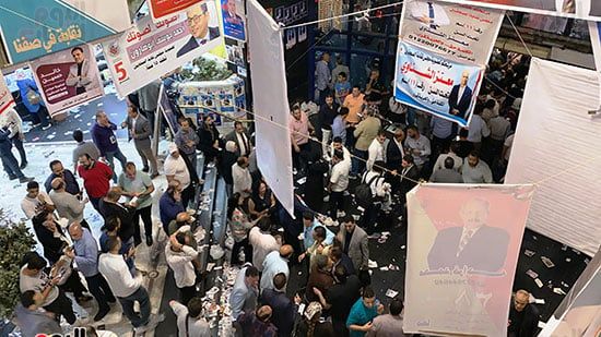 غلق باب التصويت بانتخابات التجديد النصفي لنقابة الصحفيين.. صور