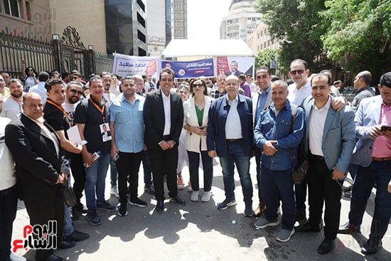 علا الشافعى تسجل فى كشوف الجمعية العمومية لنقابة الصحفيين