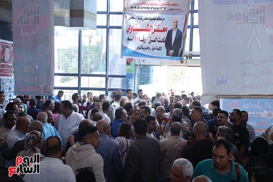 تزايد أعداد المتوافدين للمشاركة فى التصويت بانتخابات نقابة الصحفيين.. صور