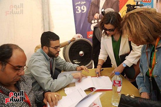 بدء تصويت الجمعية العمومية فى انتخابات نقابة الصحفيين.. صور