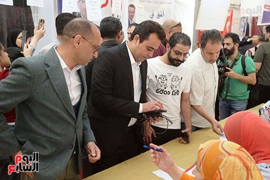 عبد المحسن سلامة يسجل فى كشوف الجمعية العمومية لنقابة الصحفيين