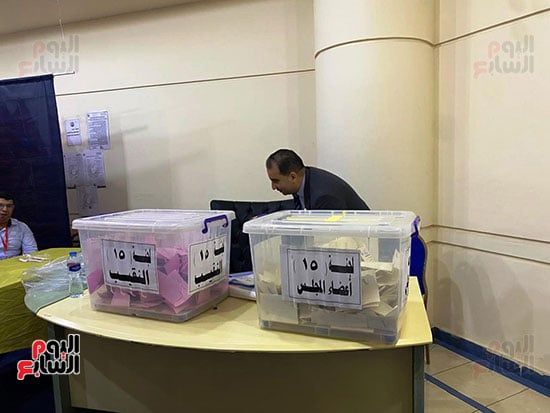 غلق باب التصويت بانتخابات التجديد النصفي لنقابة الصحفيين.. صور