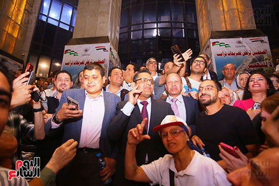رسميا.. خالد البلشى نقيبا للصحفيين لفترة ثانية بانتخابات التجديد النصفى.. صور