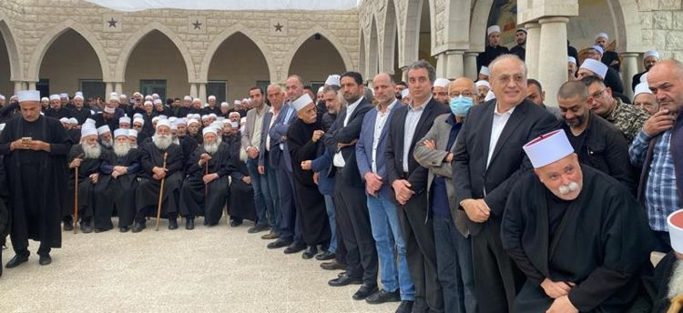 صلاة الغائب عن أرواح "ضحايا الدفاع عن النفس بسوريا" بدعوة من الهيئة الروحية للموحدين الدروز