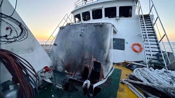 هجوم بمسيرة يستهدف سفينة تحمل مساعدات لغزة قبالة سواحل مالطا