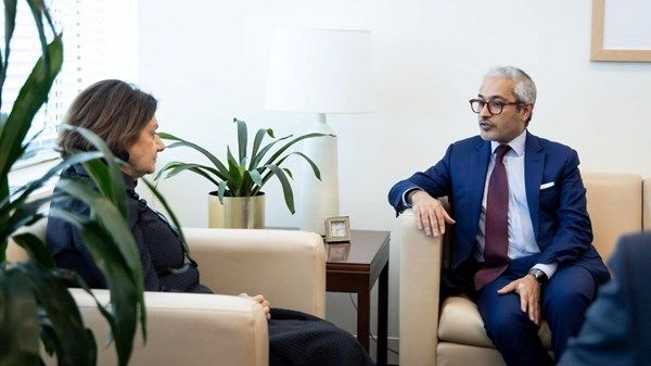 مندوب الإمارات الدائم لدى الأمم المتحدة يلتقي وكيلة الأمين العام للمنظمة لبحث الوضع الكارثي في السودان