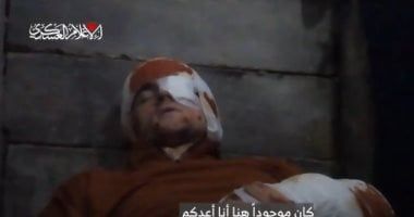 حماس تنشر فيديو لأسير إسرائيلى نجا من الموت مرتين بسبب غارات الاحتلال على غزة
