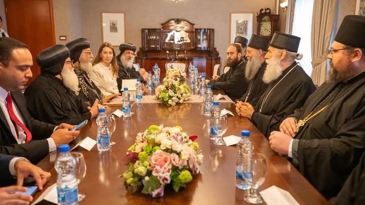البابا تواضروس يزور كنيسة "القديس ساڤا" ويلتقى بطريرك الكنيسة الصربية