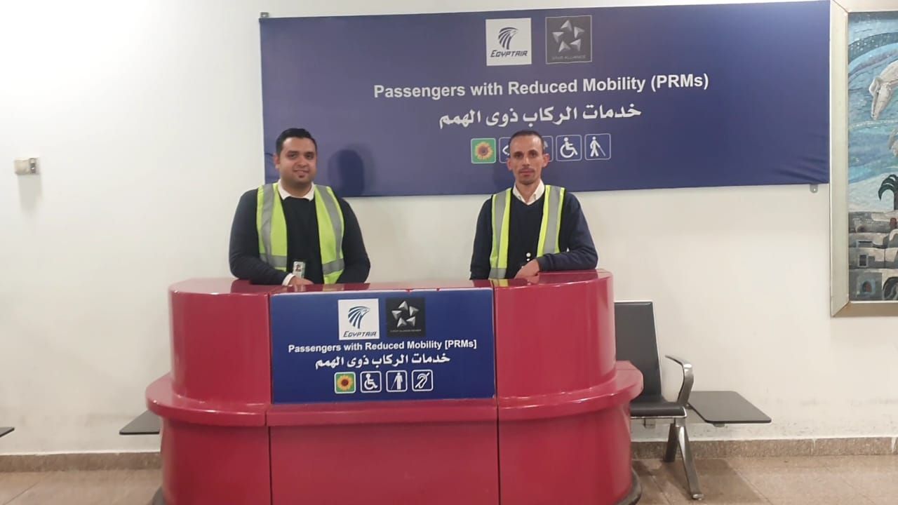 مطار القاهرة يوفر خدمة جديدة لتسهيل إجراءات السفر للركاب من ذوي الهمم