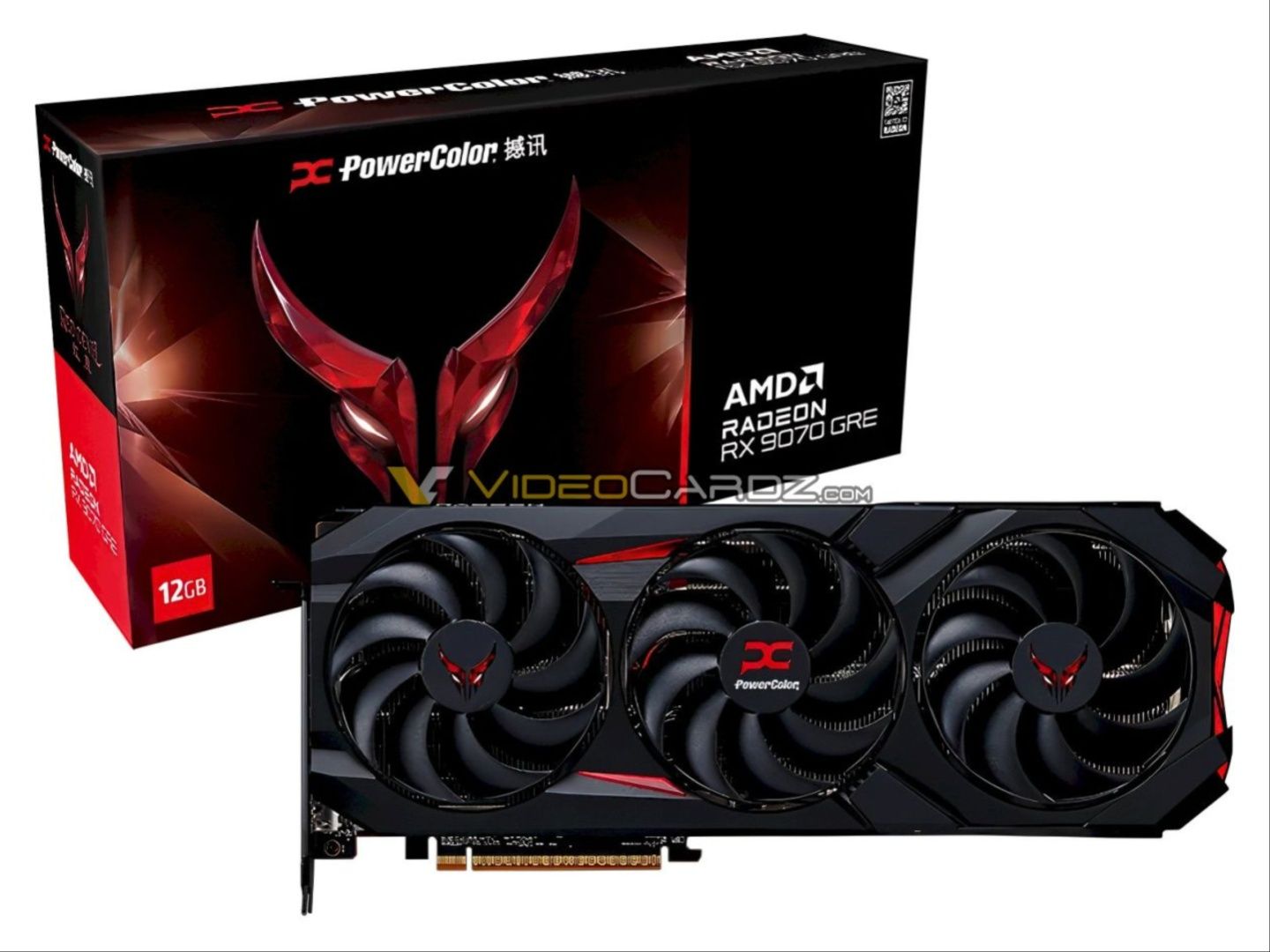 تكنولوجيا: كرت الشاشة PowerColor Radeon RX 9070 GRE يظهر بـ 12GB VRAM وتبريد ثلاثي