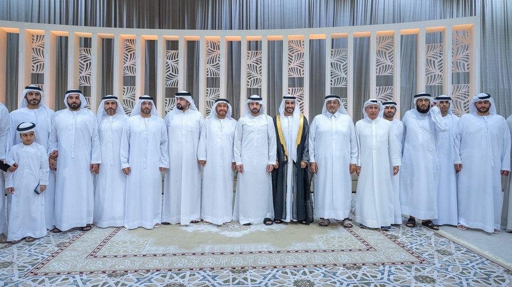 حمدان بن محمد يحضر أفراح تريم والطنيجي