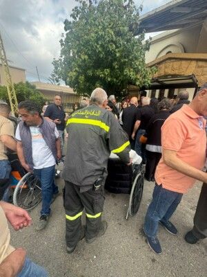 العميد فرح تفقد نقاط تمركز عناصر الدفاع المدني وأعطى توجيهاته بتقديم المساعدة الفورية للناخبين