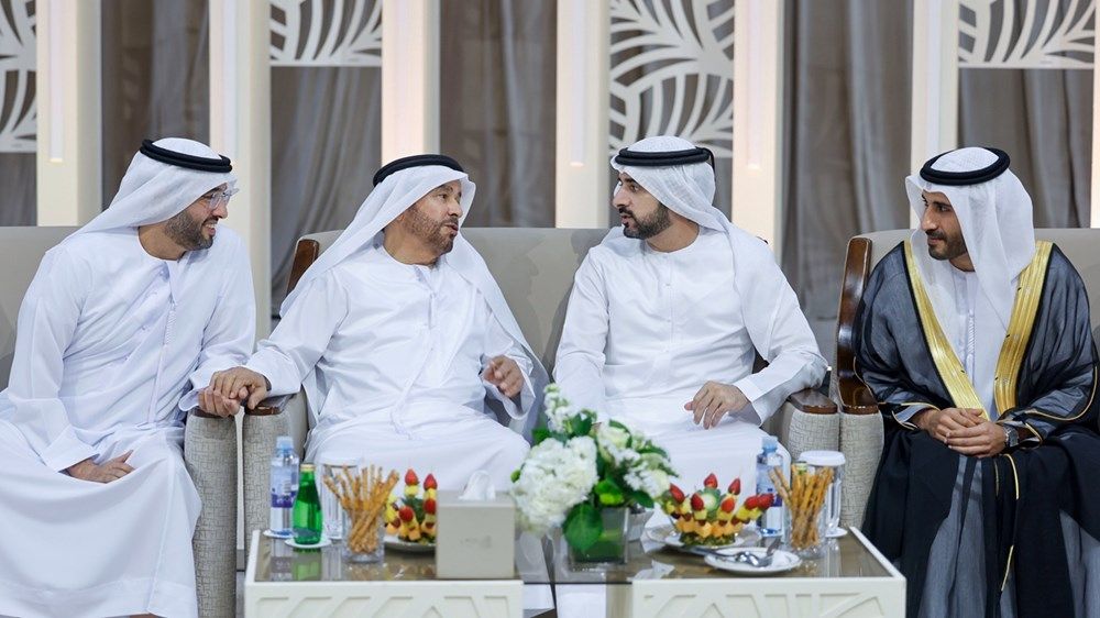 حمدان بن محمد يحضر أفراح تريم والطنيجي