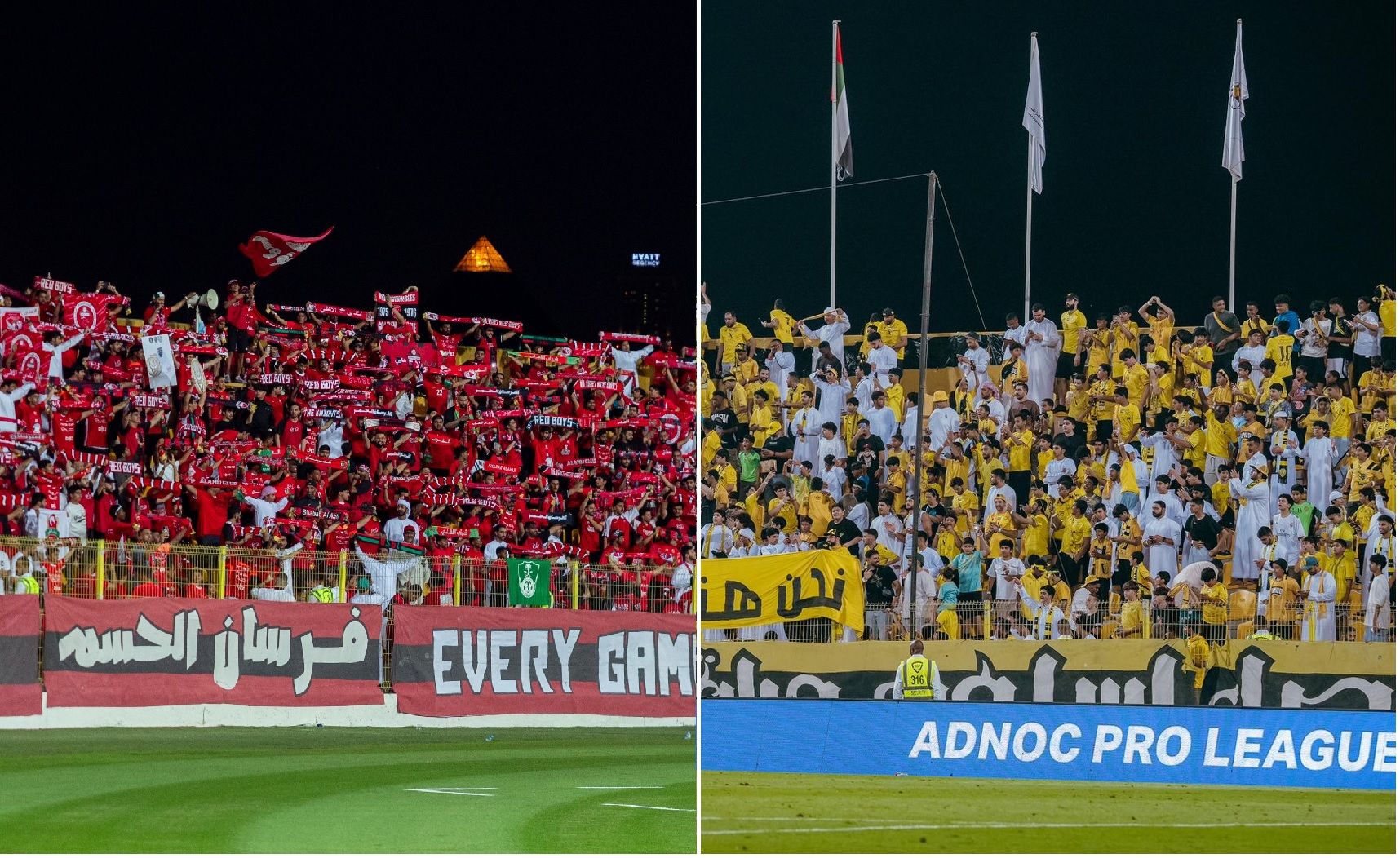 الامارات | أحداث شغب مباراة الوصل وشباب الأهلي على طاولة لجنة الانضباط باتحاد الكرة